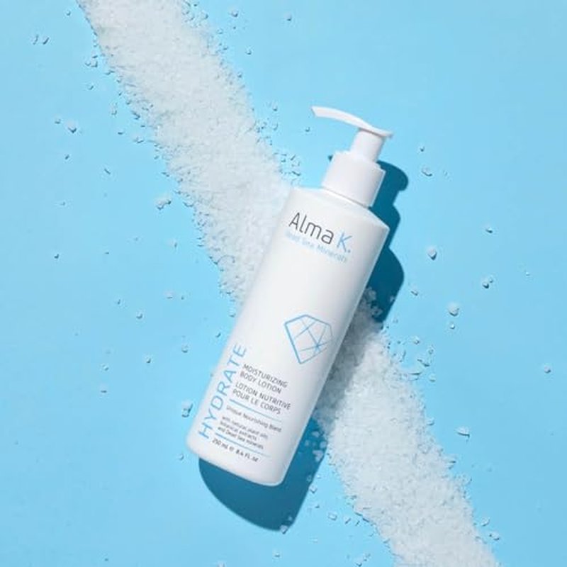 Alma K Moisturizing Body Lotion - Infused with Dead Sea Minerals - Vitamin E - Hydrating Body Lotion for Women - Body Lotion for Dry Skin - 8.4 oz