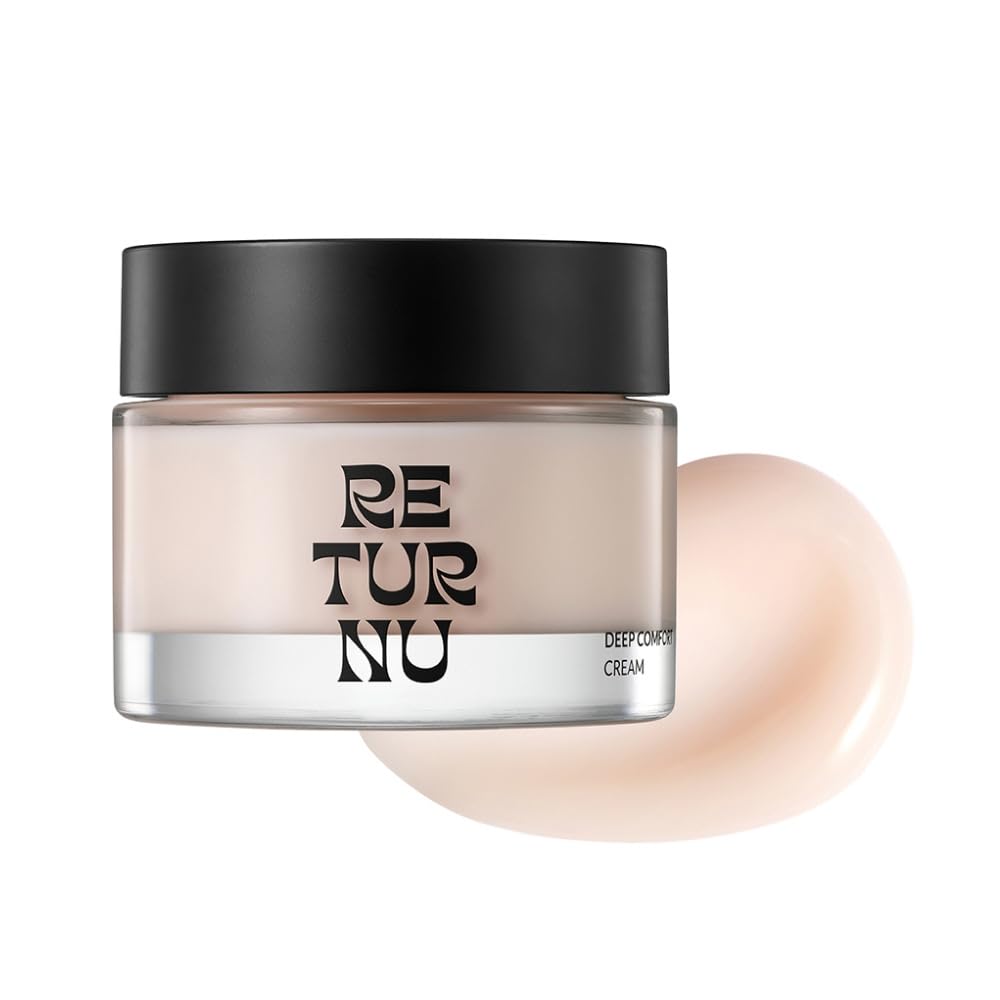 Deep Comfort Cream - Moisturizing Face Cream with Birch Sap & 5% Panthenol | Hydrating Vegan Korean Skincare (1.69 fl. oz)