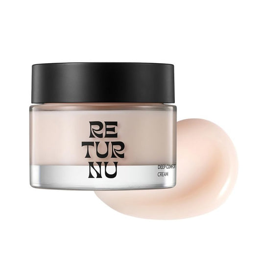Deep Comfort Cream - Moisturizing Face Cream with Birch Sap & 5% Panthenol | Hydrating Vegan Korean Skincare (1.69 fl. oz)
