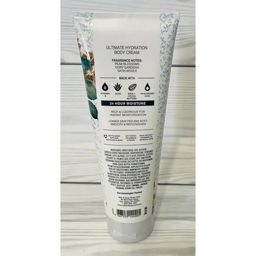 Bath & Body Works Dressed In White Ultimate Hydration Body Cream 8 Ounces Pack of 2