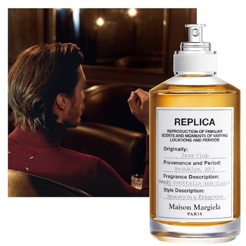 Maison Margiela - Replica - Jazz Club Eau de Toilette - Warm & Spicy Scent - With Vanilla, Rum Accord, & Tobacco