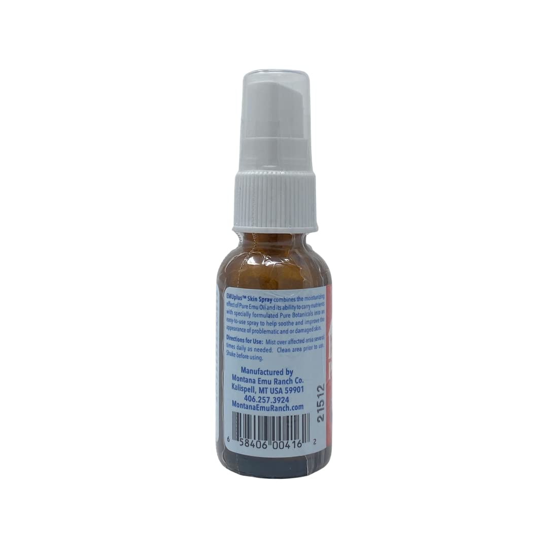 Emuplus Skin Spray - Manuka & Goldenseal Formula for Problematic Skin - 1 Fl Oz