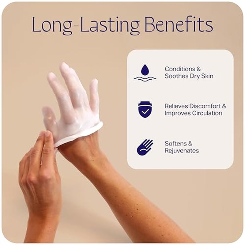 Therabath Hand ComforKit for Paraffin Wax Bath, Arthritis and Skin Therapy, Includes 2 Insulated Mitts, 100 Liners, 4 oz. Pre-Treatment Spray and Intensive Hydrating Cream, Home and Spa, Made in USA