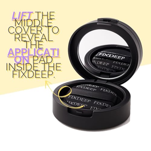 Hair Thickener | New Waterproof Formula - Natural & Fuller Looking Hair in 30 sec - 14g - Fibers for Thinning, Bald Spots & Graying Roots (Dark Brown)