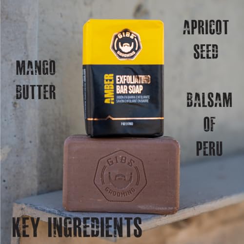 GIBS 7oz Bar Soaps, Long Lasting, Cleansing & Moisturizing