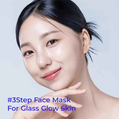 DEWYCEL PRIVATE CARE MASK with edelweiss callus culture extract | 3STEP face mask for glow skin - elasticity, hydrating, firming | Soothing Recovery & Moisture with Panthenol, Niacinamide