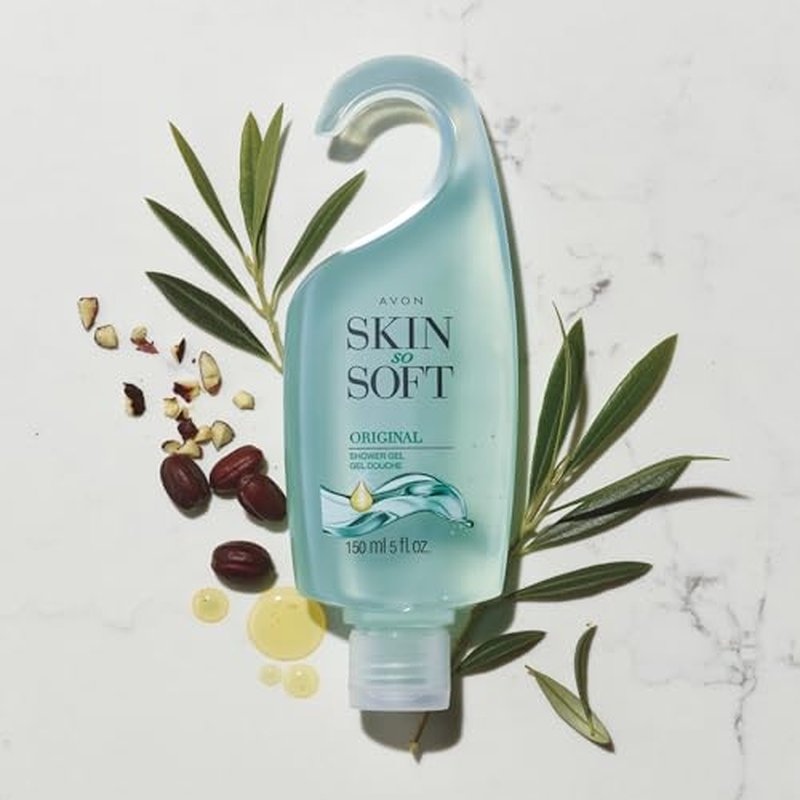 Avon Skin So Soft Original Shower Gel w/Jojoba Oil - 5 pack