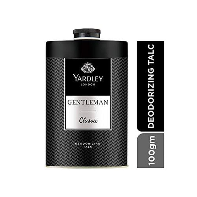 Gentleman Talcum Powder for Men - Yardley London Deodorising Talc 100g