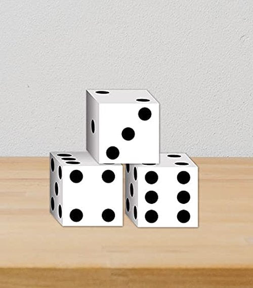 Dice Favor Boxes (3/Pkg)