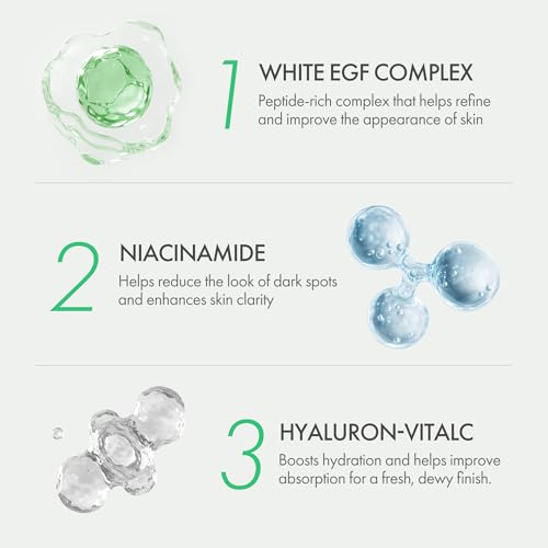 Easydew Mela B Toning Ampoule Cushion - 2-in-1 Korean Skin Care & Face Beauty Makeup - Age-Defying Full Coverage Cushion Foundation with Niacinamide & Hyaluron-Vital C 0.45 oz (#17 Ivory)