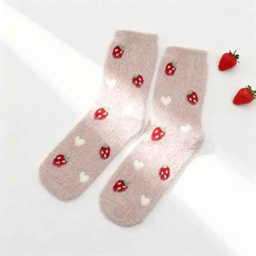 Strawberry Lover Gifts for Women - Strawberry Tote Bag, Makeup Bag, Eye Sleep Mask Gift Set for Girls - Birthday, Christmas, Thank You Gifts for Mom, Teacher, Friend, Sister, Nurse (Strawberry)