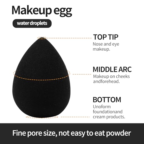 MAANGE Makeup Brushes 30 Pcs Makeup Kit, Multi-functional Makeup Tool Set with 20 Pcs Makeup Brush Foundation Brush Make up Brushes Set with Bag,Black