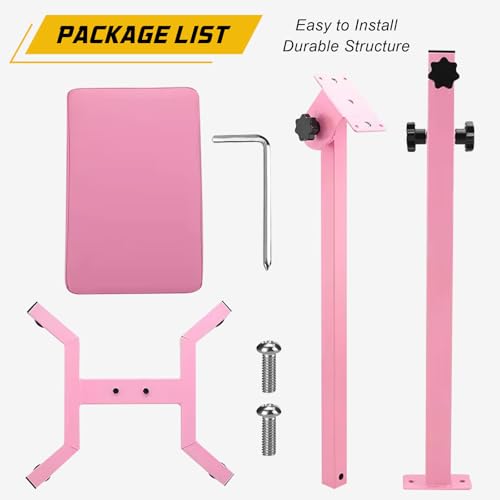 Tattoo Arm Rest Pro - Heavy-Duty 4-Corner Base w/ 360¡Æ Adjustable Height (27"-39") & Artist-Grade Comfort Pad | Folds Flat for Studio Portability | Built for Tattoo Pros