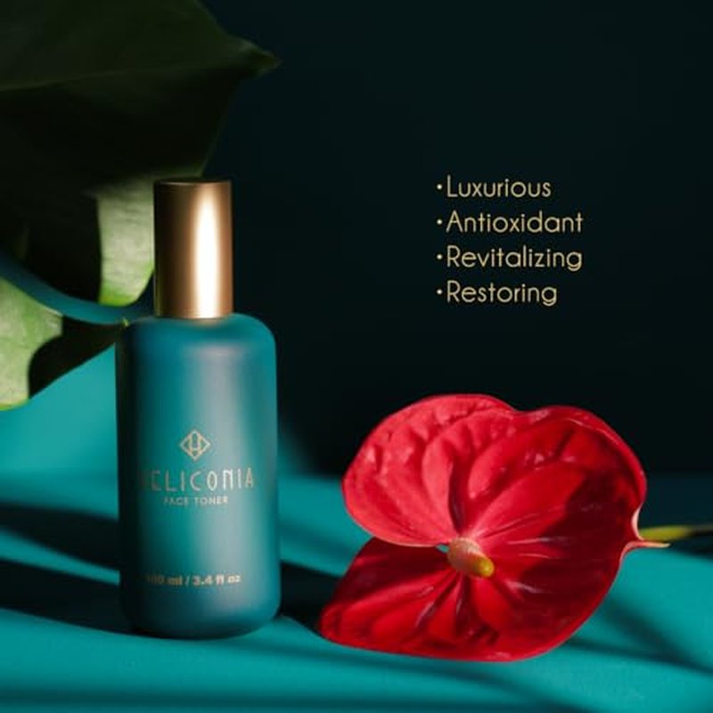 HELICONIA Face Toner ? Lightweight Facial Mist with Mango, Honeysuckle & Lotus Flower | Hydrating | Calming & Antioxidant | for All Skin Types | Tropical Skincare | 100 ml