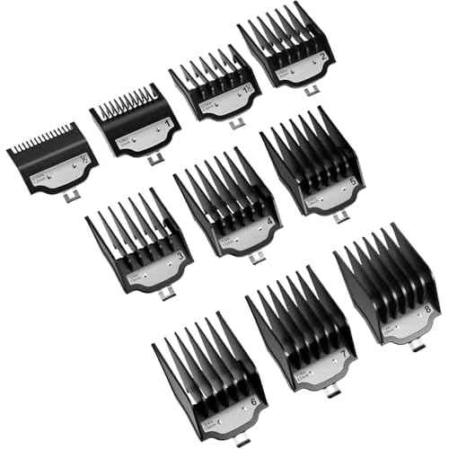Professional for Wahl Clipper Guards Set, 10 Pcs Coded Cutting Guides #3170-400- 1/16¡± to 1¡± Compatible with All Wahl Clippers