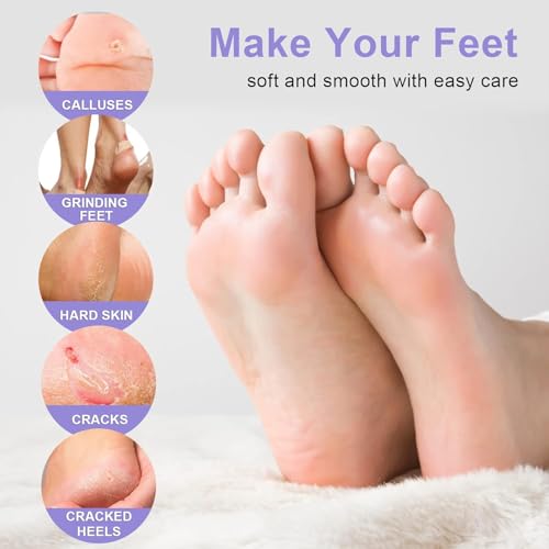 Foot Mask for Dry Cracked Feet, 3 Pairs Feet Peeling Mask, Foot Masks That Remove dead Skin, Callus Remover, Dry, Cracked Skin, Intensely Moisturizes Repairs, Spa Experience, Natural Exfoliator