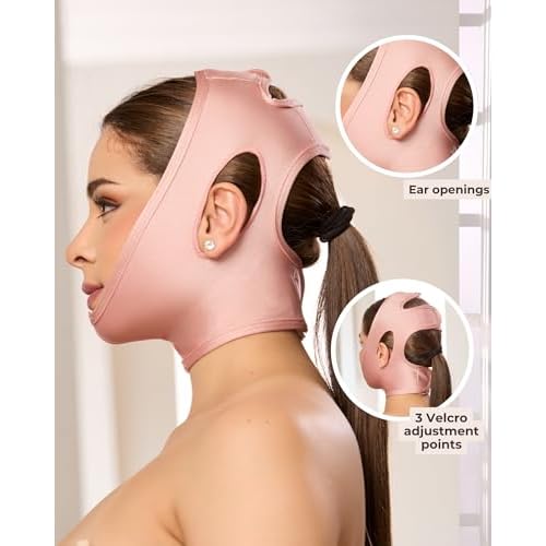 Shape Concept Chin Strap Support Band Neck Bandage Face Lifting Slimmer Chin Lift Facial Compression
