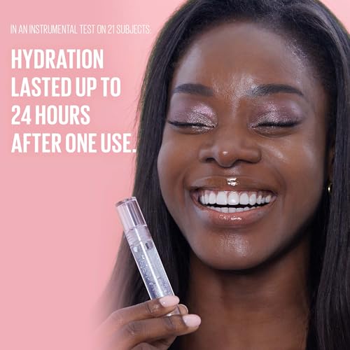 Kaja Lip Gloss - Gloss Shot | with Jojoba Oil, Tinted Shimmer, Hydrating, Non-sticky, Juicy, Nude, Plumper Looking Lips, 02 Milk Tea, 0.14 Fl Oz