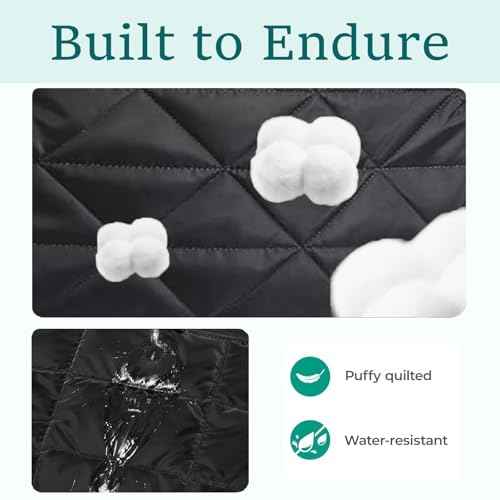 Puffer Tote Bag for Women, Large Quilted Puffy Handbag