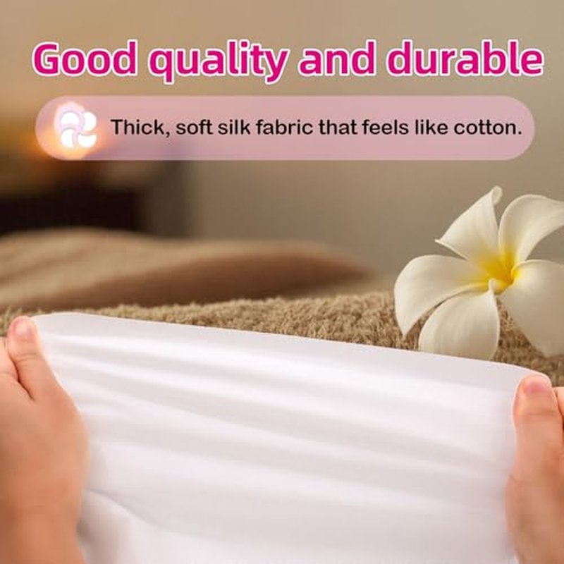 Disposable Face Cradle Covers 500 Count, Medical-Grade, Luxurious, Soft Nonwoven Face Cradle Cover for Massage Table & Chair, Disposable Headrest Covers 16''*12'', White