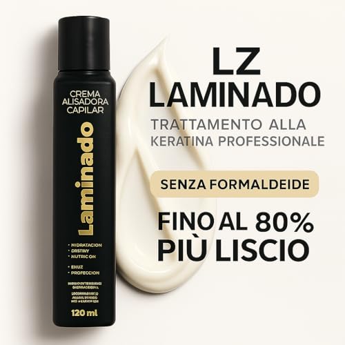 LZ Laminado Hair Cream Lamination ? Professional, Formaldehyde?Free Keratin Treatment ? Smooth, Soft & Silky Finish ? Heat & Pollution Protection with Natural Oils