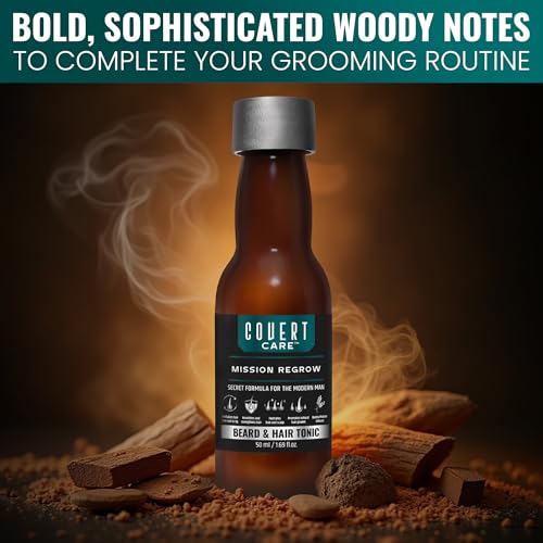 Hair and Beard Thickening Serum for Men ? Lightweight Root Activator for Thinning Hair, Scalp Nourishment for Fuller, Stronger-Looking Hair