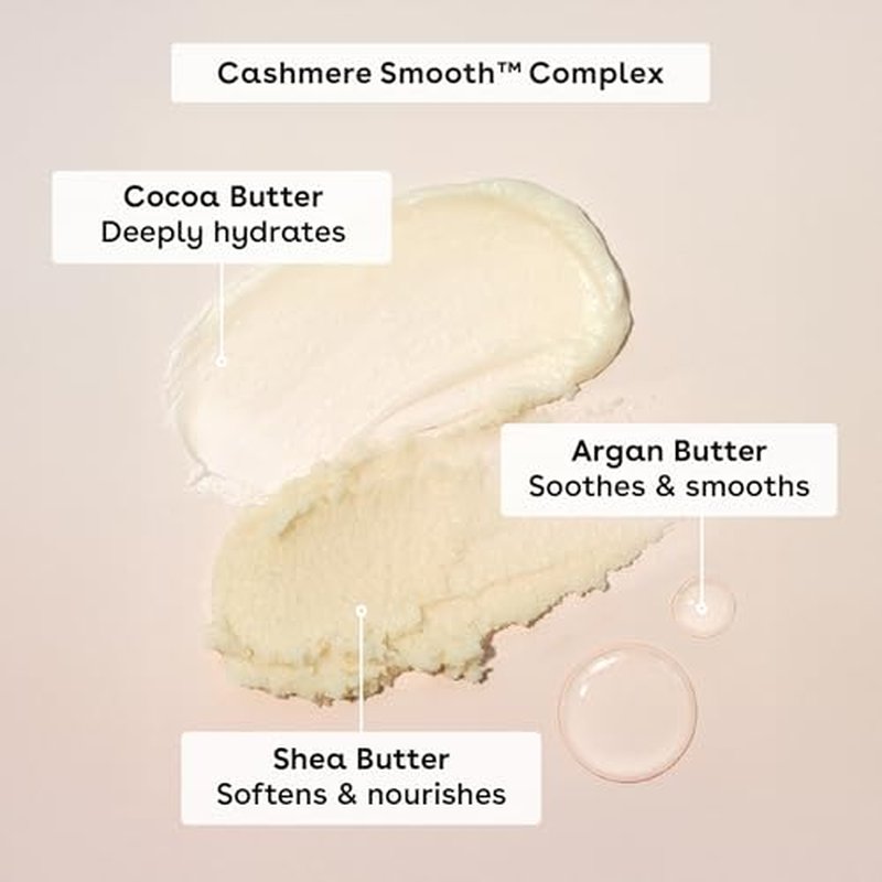 eos Cashmere Skin Collection Post-Shave Smooth Body Cream- Vanilla Cashmere Scented, 72-Hour Hydration, 7 fl oz