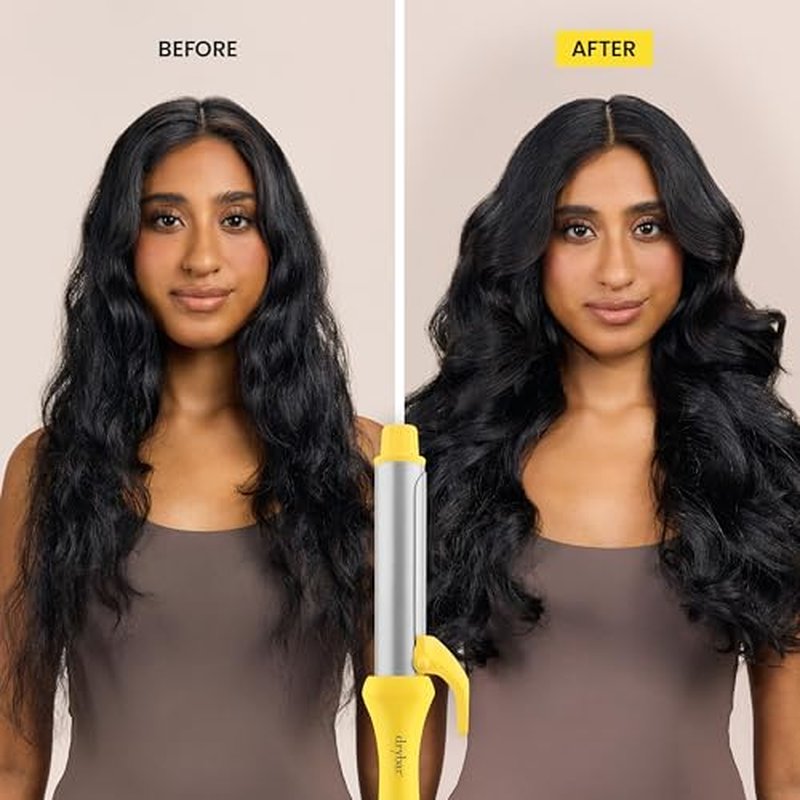 Drybar The Mixologist Interchangeable Styling Iron ? One Tool, Three Styles ? Reduces Frizz, Adds Shine ? Curling Iron ? Hair Curling Wand