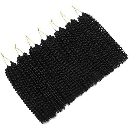 RIHANNAHAIR 7 Packs Passion Twist Hair 12 Inch Pre Looped Water Wave Crochet Hair Spring Twist Bohemian Braids for Black Women