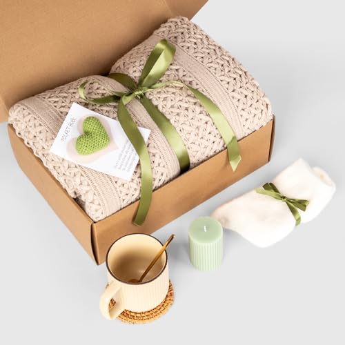 Self Care Gifts for Women Get Well Soon Gifts, Birthday Gifts Baskets Care Package for Women, Thinking of You Feel Better Inspirational Christmas Gifts for Mom Her Friend Sister Wife