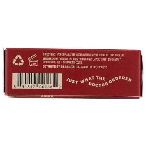 Dr. Squatch Limited Edition Bars (Frosty Peppermint), 5 ounces