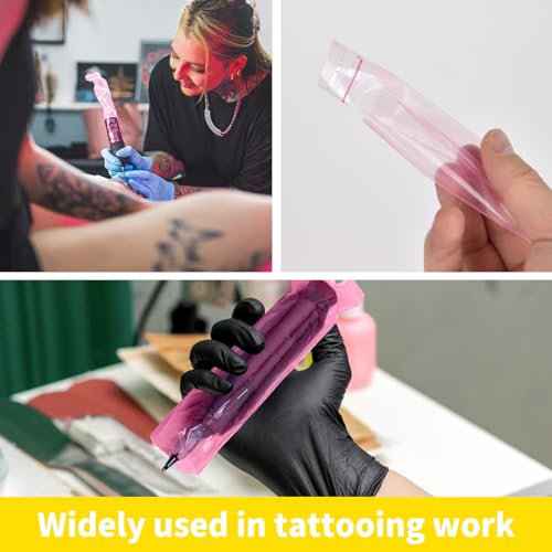 200pcs 2sizes Tattoo Machine Covers with 3pcs Tattoo Grip Wrap and 1pc Tattoo Pen Holder 200pcs 2 sizes Tattoo ink caps Tattoo Pen Covers Tattoo Grip Tape Tattoo Supplies Tattoo essentials