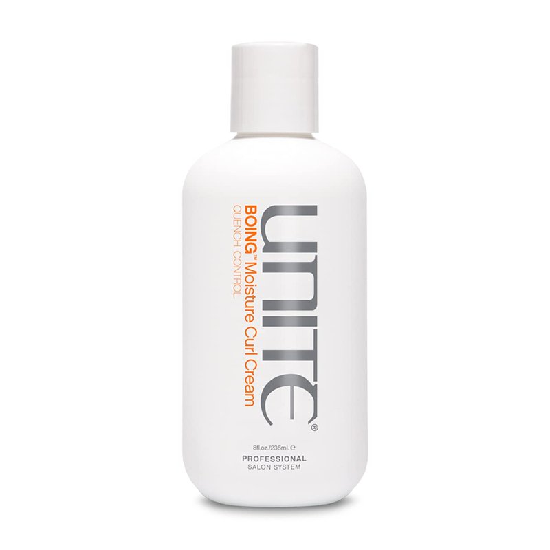 Moisture Curl Cream - Mega-Hydrating Coconut & Argan Oil | Frizz Control & UV Protection for All Curl Types - 8 Fl Oz