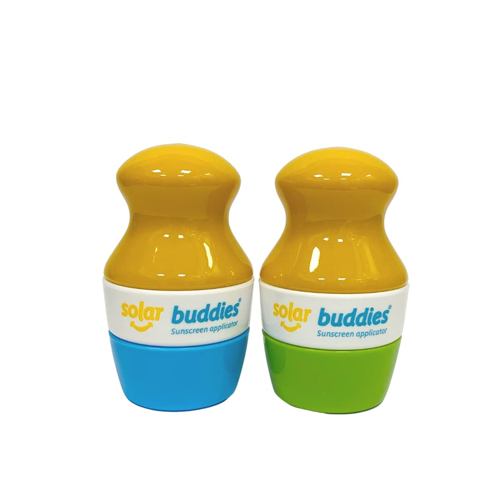 Duo GB Solar Buddies Refillable Roll-On Sponge Applicator - Travel Size 100ml for Sunscreen & Lotions