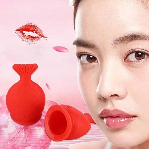 Silicone Lip Plumper,Lips Enhancer Plumper Device,Eco-Friendly Reusable Silicone Lip Plumping Device Enhancer,Lip Filler, Quick Lip Trainer for Women Girls