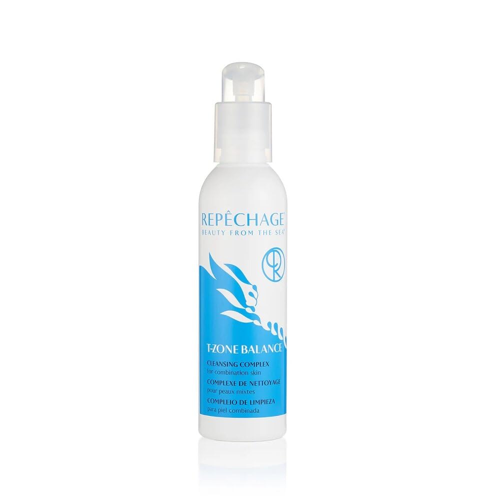Repechage T-Zone Balance Cleansing Complex – Hydrating Facial Wash with Squalane, Coconut Oil, Chamomile & Aloe Vera – Soap-Free, Paraben-Free – for Oily, Combination & Sensitive Skin, 6 oz