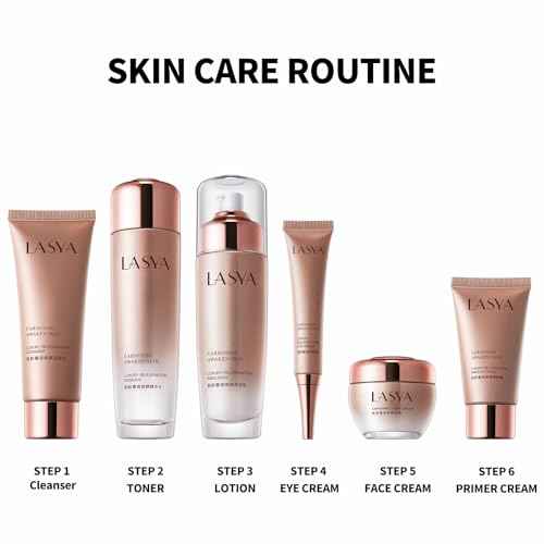 Revitalizing Skin Care Set, 6Pcs Anti Aging Face Care Sets for Women, Firming Skin, Shrink Pores, Smooth Wrinkles, Hydrating Skin Care Set