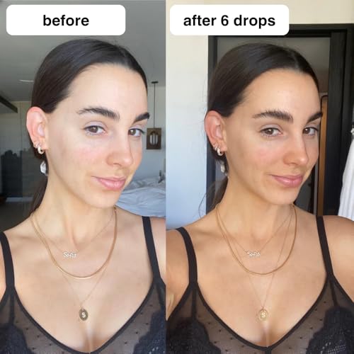 Glow Drops ? Customizable Self Tanning Drops for Face & Body ? Buildable Natural Glow with Hyaluronic Acid, Vitamin C & Plant Extracts ? Vegan, No Smell, Streak-Free ? 27ml