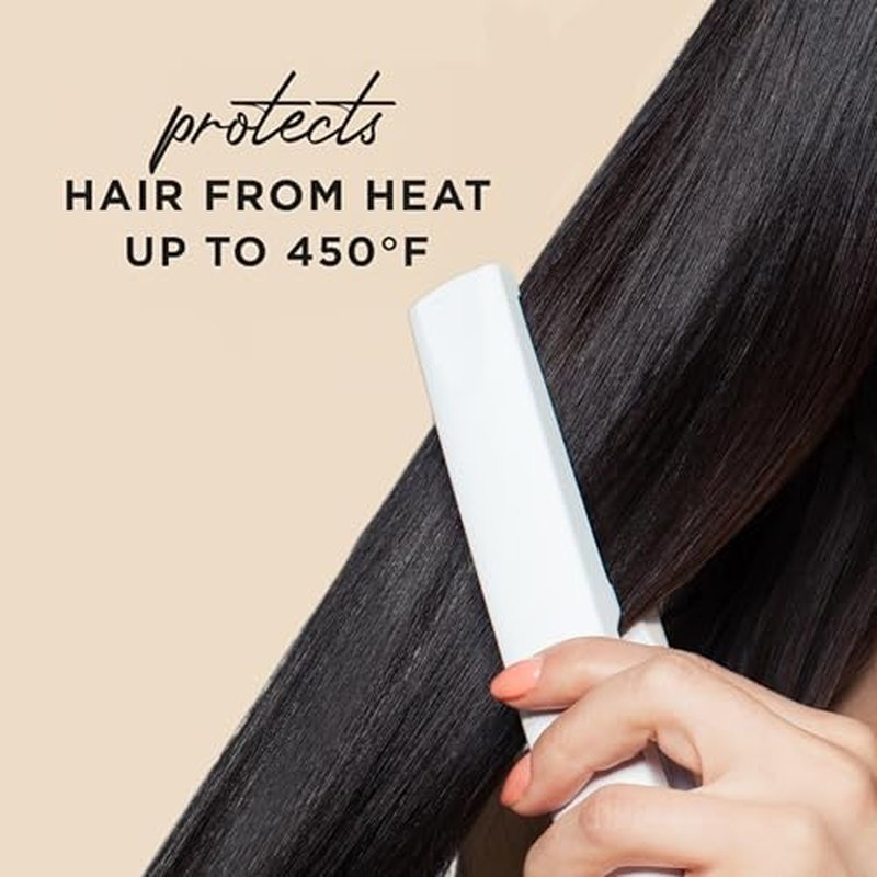 Hair Food Coconut & Argan Oil Heat Protectant Leave-In Spray for All Hair Types, 450¡ÆF Heat Protection, Sulfate-Free, Paraben-Free, Dye-Free, Alcohol-Free, Adds Shine, 6.4 Fl Oz