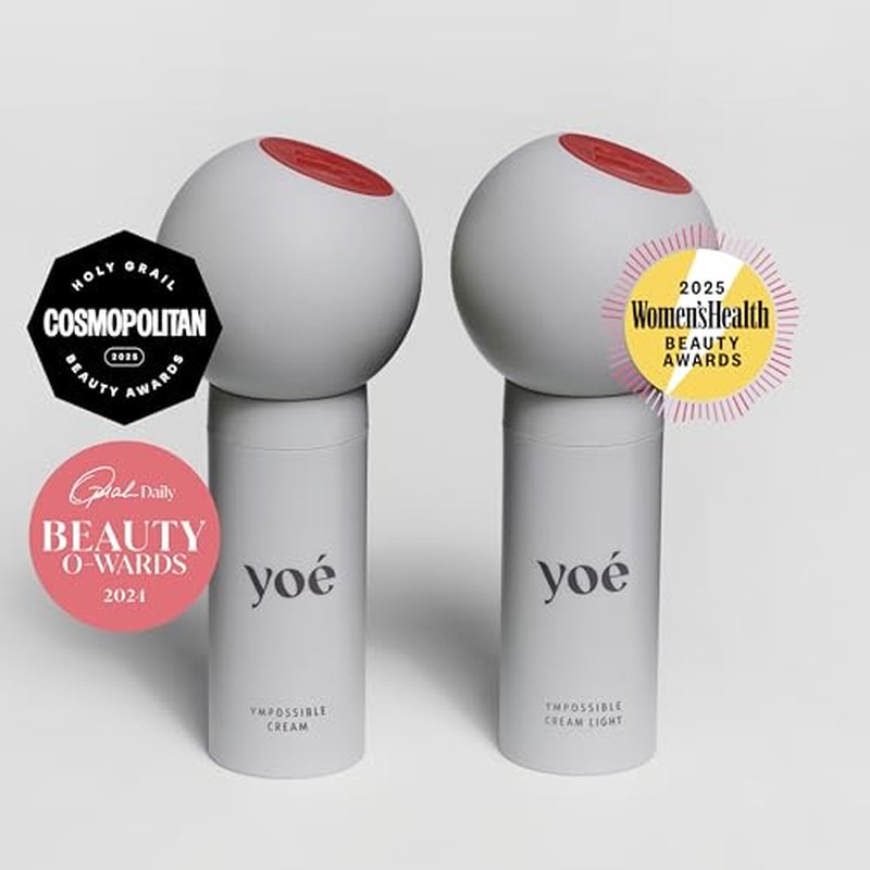 YO? Discovery Duo | Ympossible Cream & Cream Light | Age-Defying | Hydration, Repair & Radiance | Skin Barrier Support | EWG Verified, Vegan, Cruelty Free | 2 x 8ml / 0.3 fl oz each