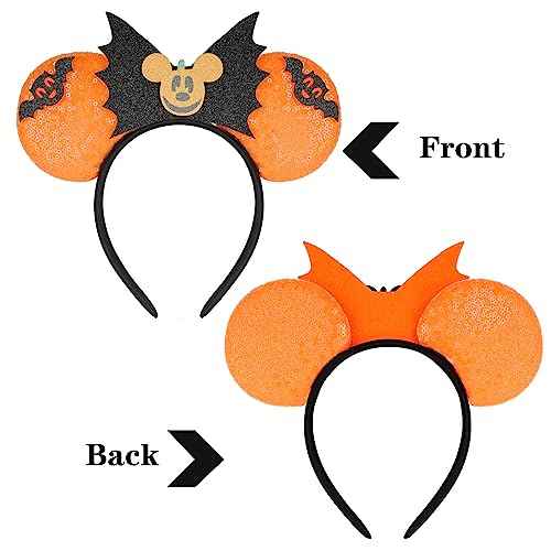 FANYITY Mouse Ears, Sequin Mouse Ears Headband for Boys Girls Women