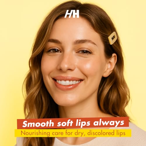 Handmade Heroes Turmeric Lip Scrub with Vitamin C ? 100% Natural Vegan Exfoliant for Dark Dry Chapped Lips ? Deep Conditioning Sugar Polish 1oz