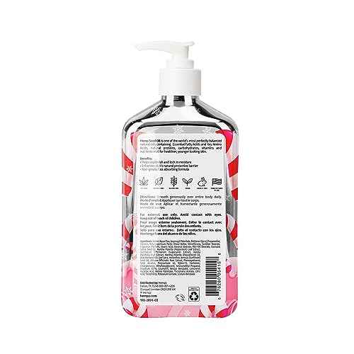 Hempz Limited Edition Peppermint Candy Cane Herbal Body Lotion Moisturizer (17 Oz) ? Holiday Body Lotion for Women or Men with Dry Skin - Hydrating Moisturizer for Daily Radiance