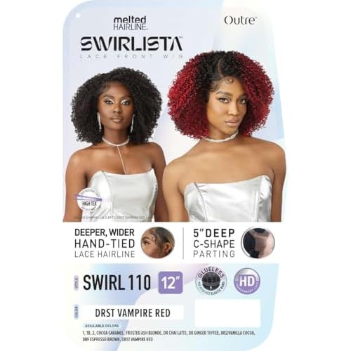Outre Lace Front Wig - Melted Hairline - Swirlista - Swirl 110 (OFF BLACK 1B)