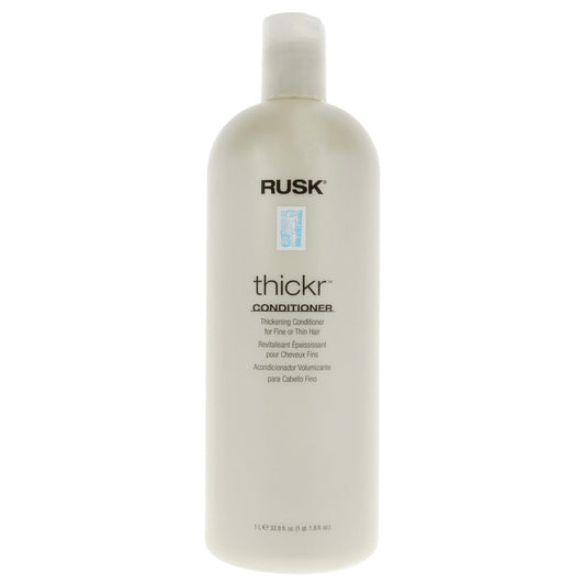 RUSK Designer Collection Thicker Thickening Conditioner for Fine or Thin Hair, Daily-Use to Strengthen and Repair, Gives Full-Bodied Appearance, 33.8 oz