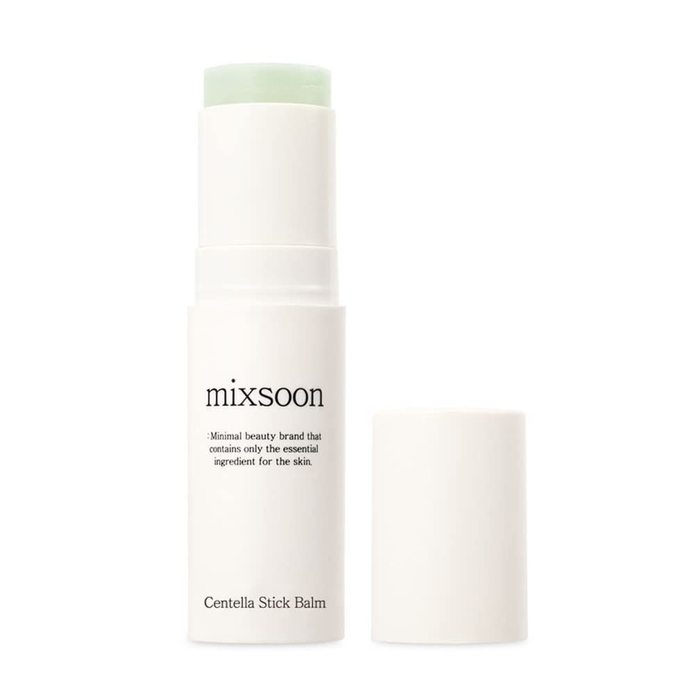 mixsoon Centella Stick Balm - Soothing, Moisturizing and Barrier Care Stick, Caming Balm 11.5g / 0.38 fl.oz. Korean Glass Skin Care