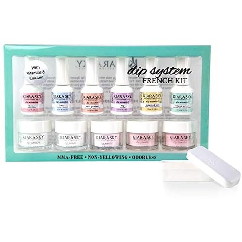 Kiara Sky French Manicure Dip Powder Kit | Full Size