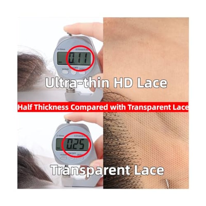 Savasana 5x5 HD Lace Closure Human Hair Straight Pre Plucked with Baby Hair HD Closure for Black Women Skin Like Brazilian Virgin Natural Black 22 Inch