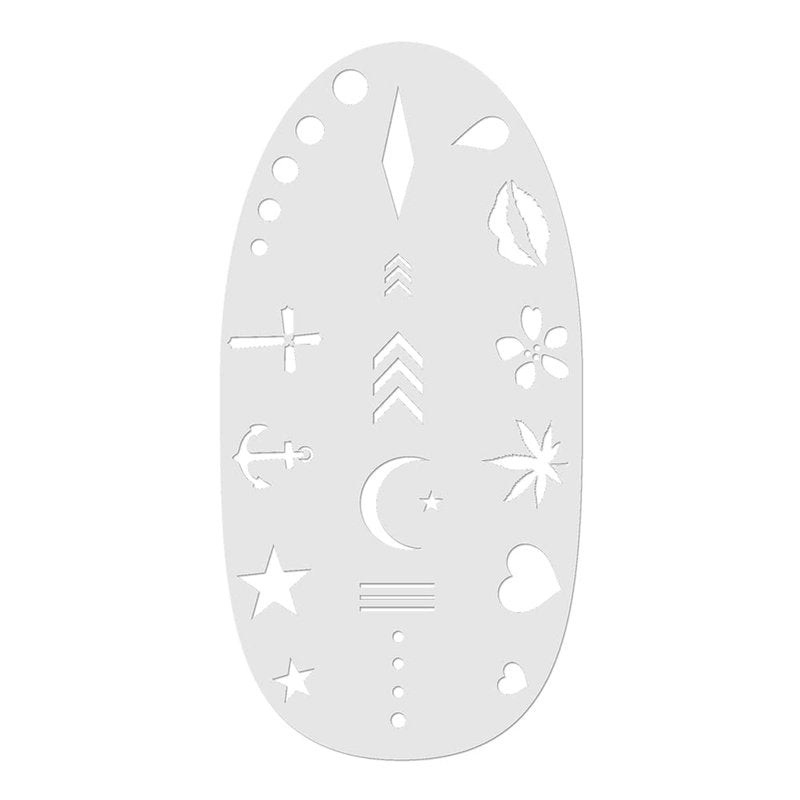 Stencil1FX - Tattoo Marks Makeup Stencil - for Costumes, Dress Up, Halloween, Cosplay, Face Painting, Raves, Festivals, Parades, Parties