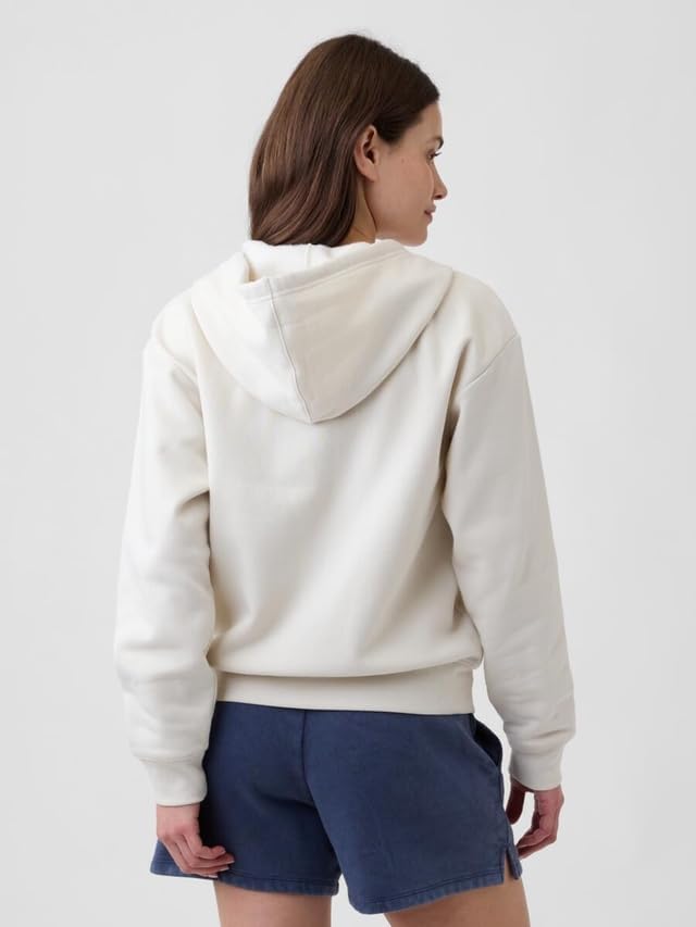 GAP Women's Hooded Logo Full Zip Jacket - Stylish & Comfortable Outerwear